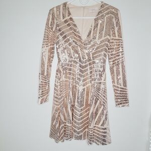 white christmas dresses Cosmic Star Black Sequin High-Neck Maxi Dress With Feather Cuffs – Club L  London main image 1
